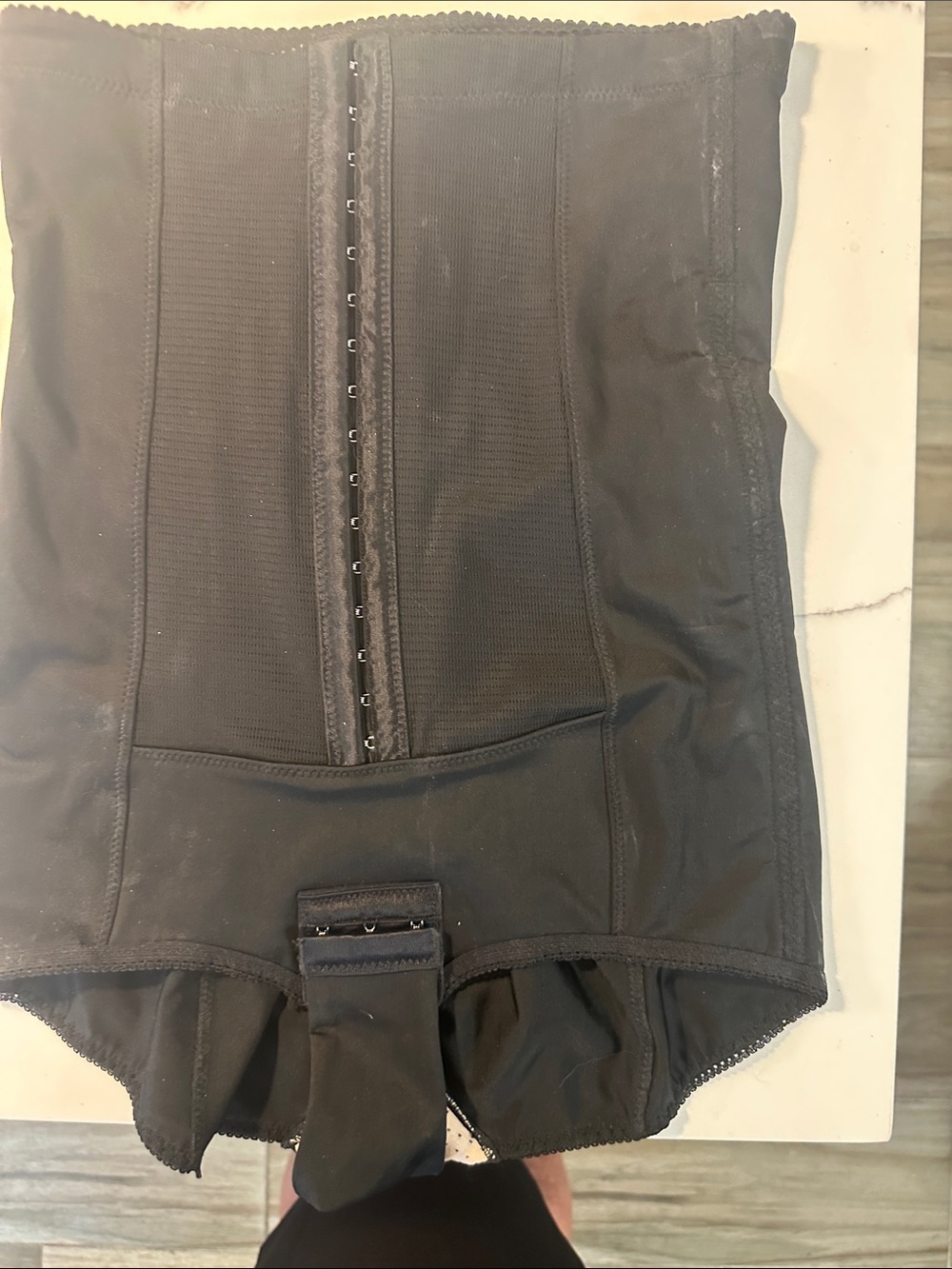 Black High-Waist Shapewear Briefs for Men